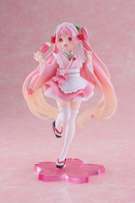 Sakura Miku Newly Written Japanese Cafe Figure