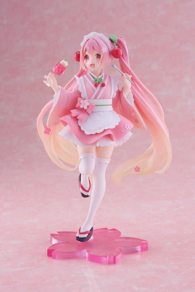 Sakura Miku Newly Written Japanese Cafe Figure