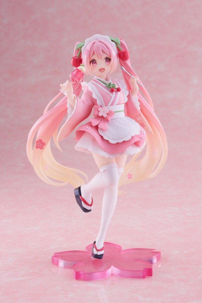 Sakura Miku Newly Written Japanese Cafe Figure