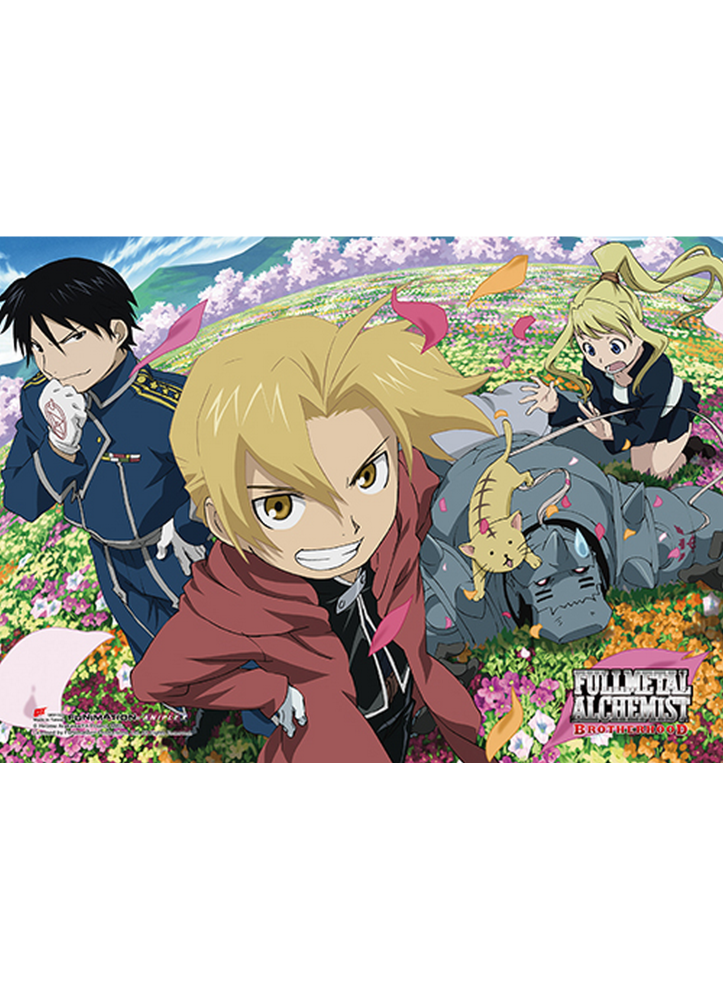 Fullmetal Alchemist Brotherhood Group Hi-End 31"X43" Wall Scroll