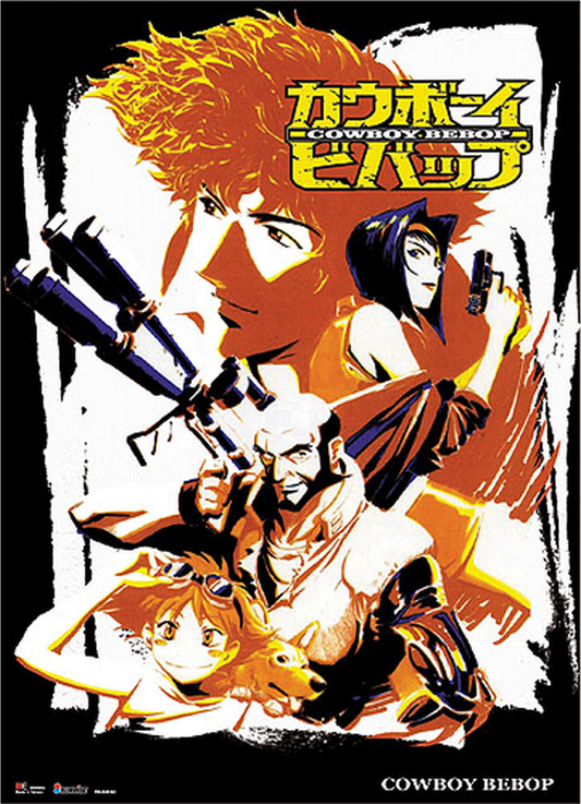 Cowboy Bebop Spike Spiegel & Friends Wall Scroll 31" x 43"