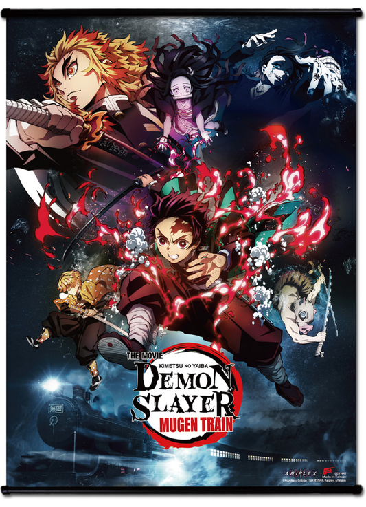 Demon Slayer The Movie Key Art SS Wall Scroll 18.5" x 25.2"